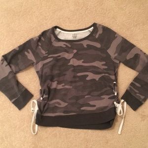 Camo Crew Neck Sweatshirt